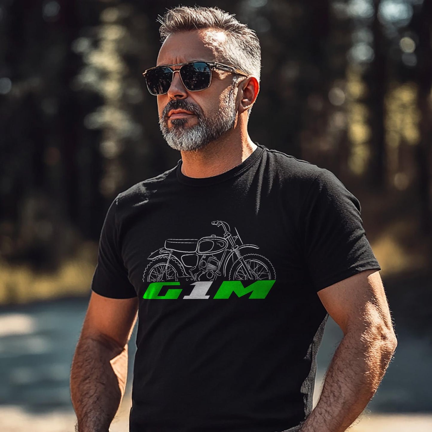 Kawasaki G1M 1967 - 1968 Inspired T-Shirt - Motorcycle Tee Shirt for Riders