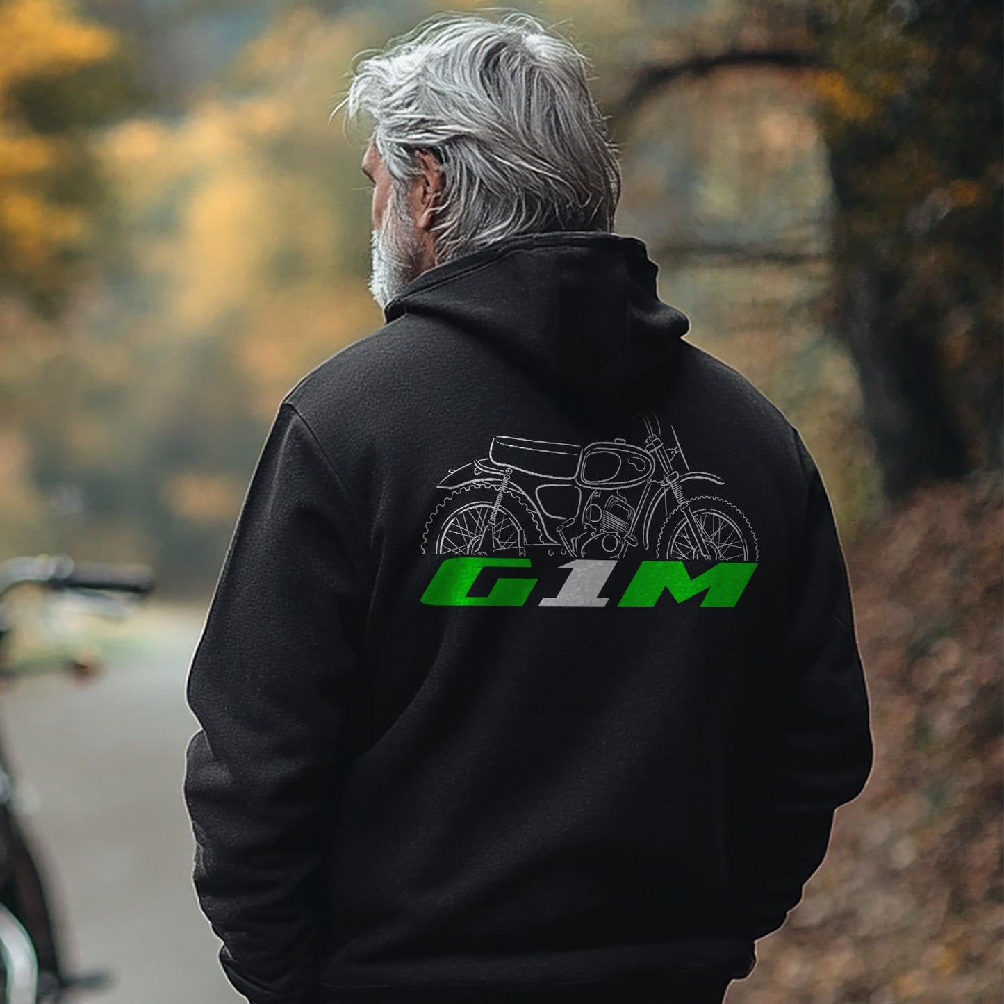 Kawasaki G1M 1967 - 1968 Inspired Hoodie - Motorcycle Sweatshirt for Riders