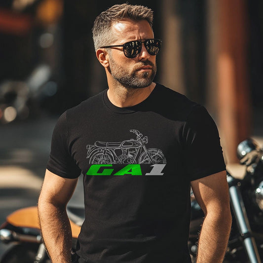 Kawasaki GA1 1969 - 1970 Inspired T-Shirt - Motorcycle Tee Shirt for Riders