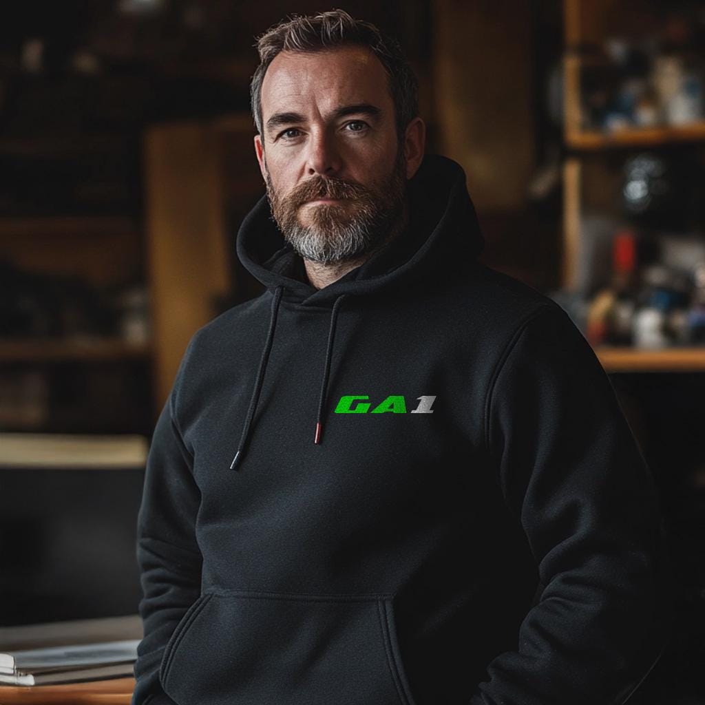 Kawasaki GA1 1969 - 1970 Inspired Hoodie - Motorcycle Sweatshirt for Riders