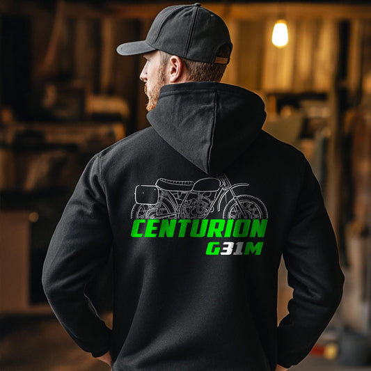 Kawasaki G31M Centurion 1970 - 1971 Inspired Hoodie - Motorcycle Sweatshirt for Riders