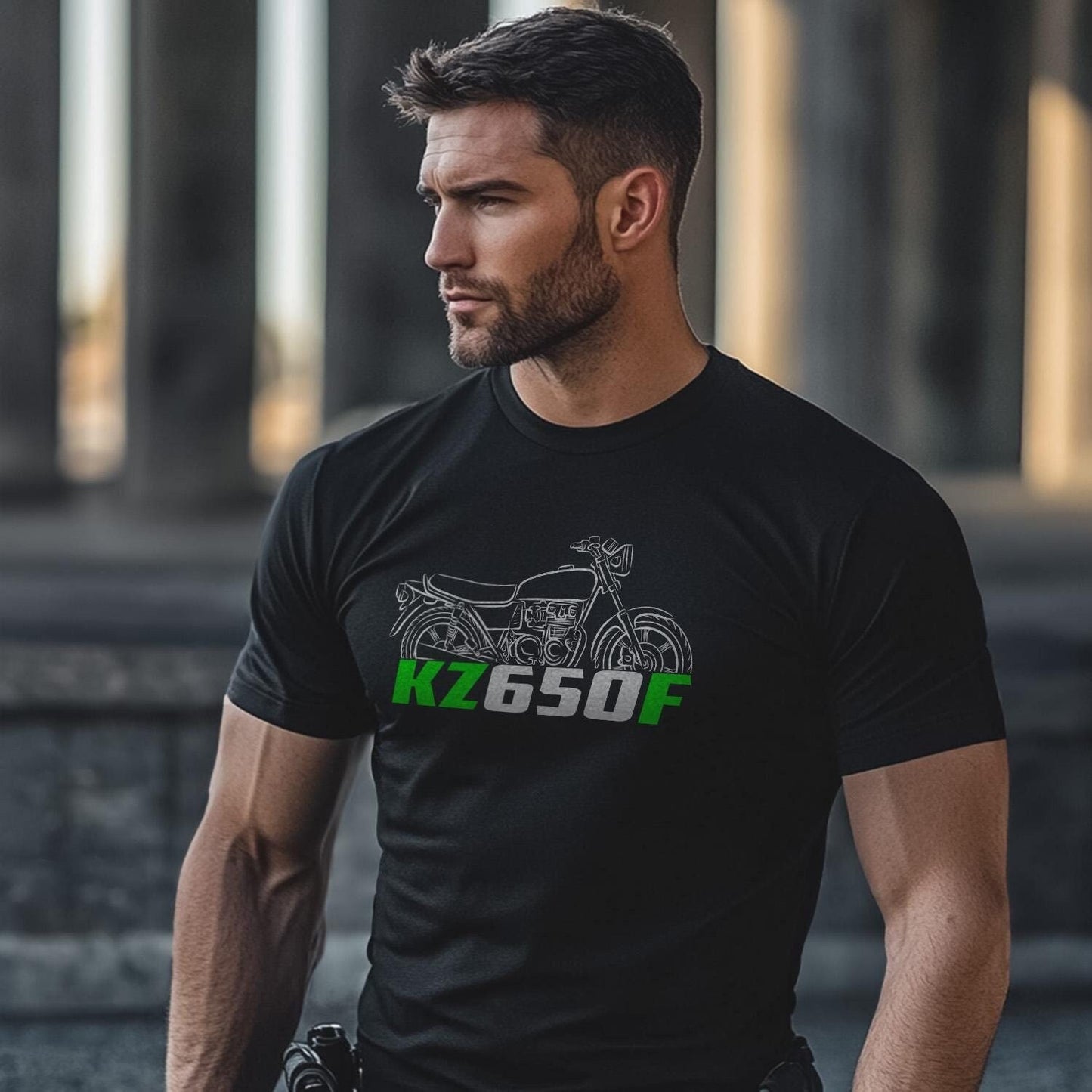 Kawasaki Z650F & KZ650F Inspired T-Shirt - Motorcycle Tee Shirt for Riders