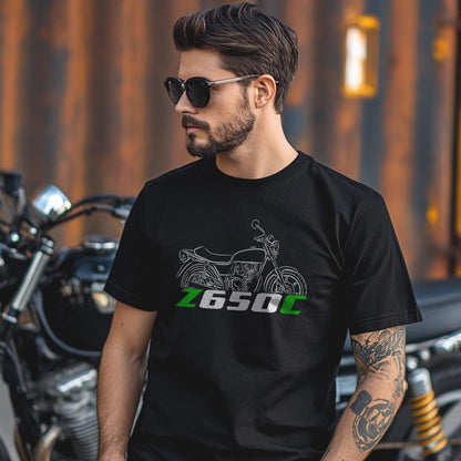 Kawasaki Z650C & KZ650C Inspired T-Shirt - Motorcycle Tee Shirt for Riders