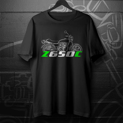 Kawasaki Z650C & KZ650C Inspired T-Shirt - Motorcycle Tee Shirt for Riders