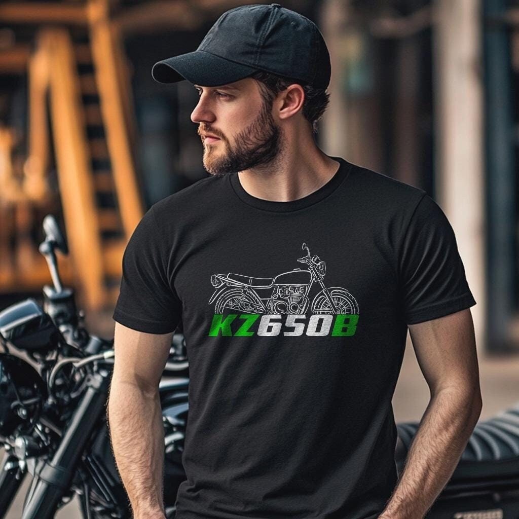 Kawasaki Z650B & KZ650B Inspired T-Shirt - Motorcycle Tee Shirt for Riders