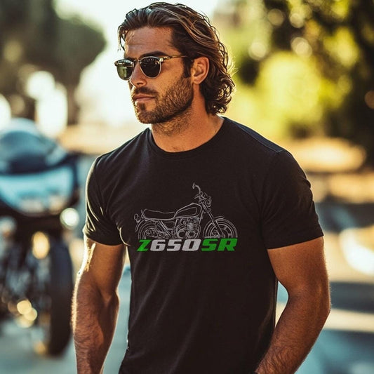 Kawasaki Z650 SR & KZ650 SR Inspired T-Shirt - Motorcycle Tee Shirt for Riders