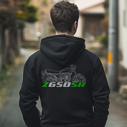 Kawasaki Z650 SR & KZ650 SR Inspired Hoodie - Motorcycle Sweatshirt for Riders