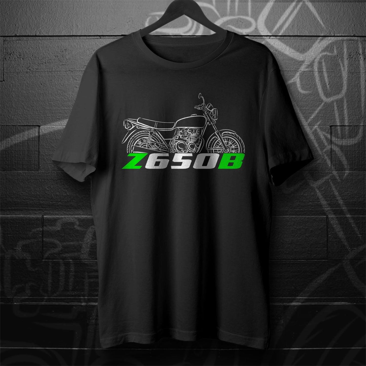 Kawasaki Z650B & KZ650B Inspired T-Shirt - Motorcycle Tee Shirt for Riders