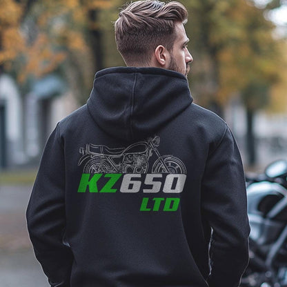 Kawasaki Z650 LTD & KZ650 LTD Inspired Hoodie - Motorcycle Sweatshirt for Riders