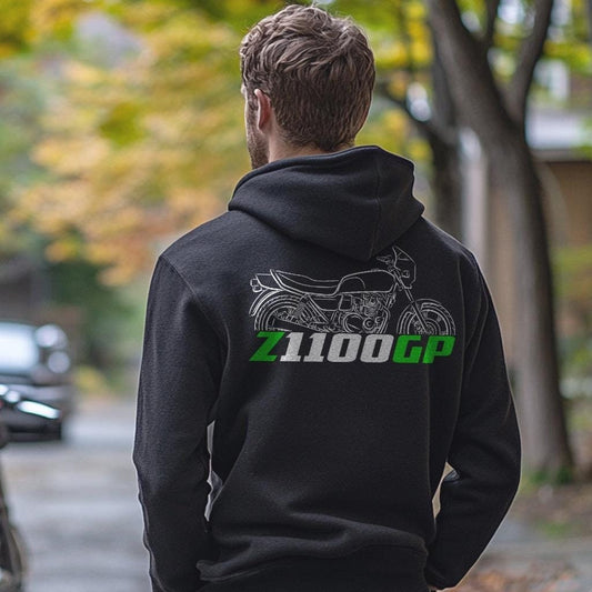 Kawasaki Z1100GP | KZ1100GP & GPZ1100 1982 Inspired Hoodie - Motorcycle Sweatshirt for Riders