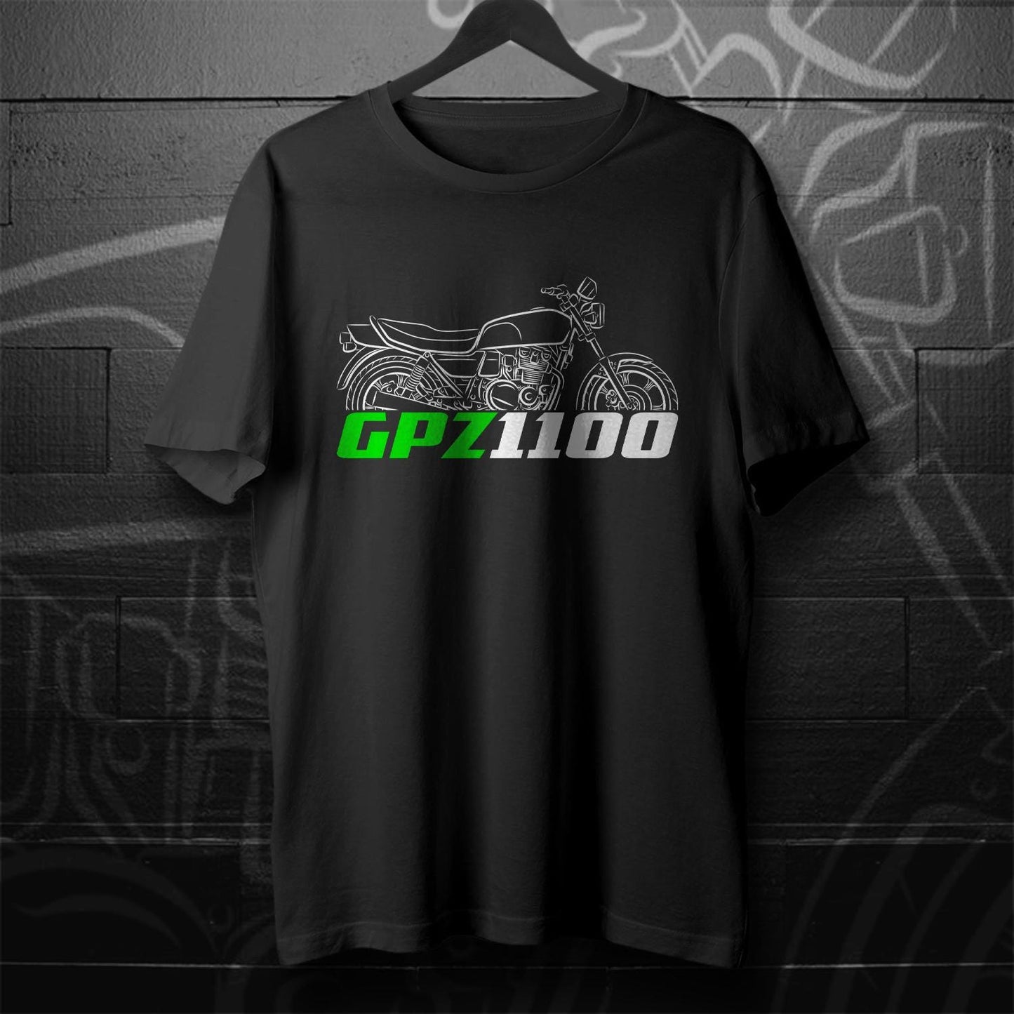 Kawasaki Z1100GP | KZ1100GP & GPZ1100 1981 Inspired T-Shirt - Motorcycle Tee Shirt for Riders