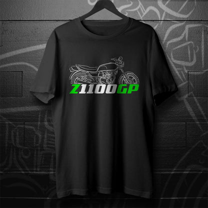 Kawasaki Z1100GP | KZ1100GP & GPZ1100 1981 Inspired T-Shirt - Motorcycle Tee Shirt for Riders
