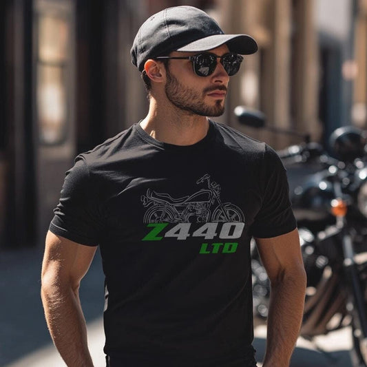 Kawasaki Z440 LTD & KZ440 LTD Inspired T-Shirt - Motorcycle Tee Shirt for Riders