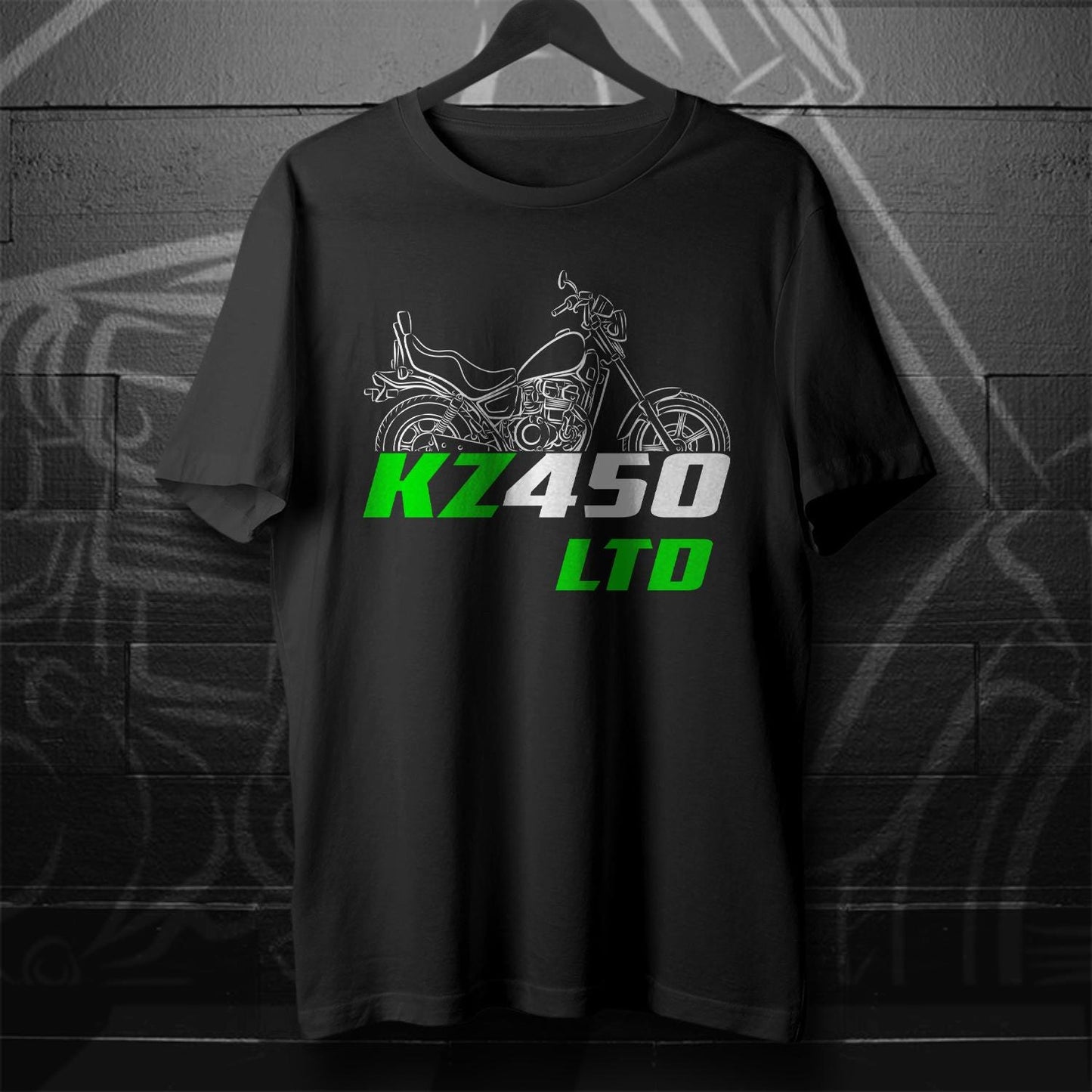 Kawasaki Z450 LTD & KZ450 LTD Inspired T-Shirt - Motorcycle Tee Shirt for Riders