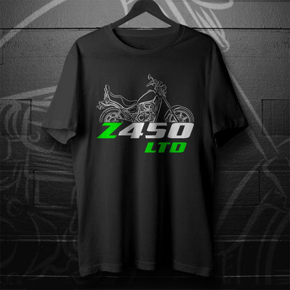 Kawasaki Z450 LTD & KZ450 LTD Inspired T-Shirt - Motorcycle Tee Shirt for Riders