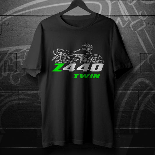 Kawasaki Z440 Twin Inspired T-Shirt - Motorcycle Tee Shirt for Riders