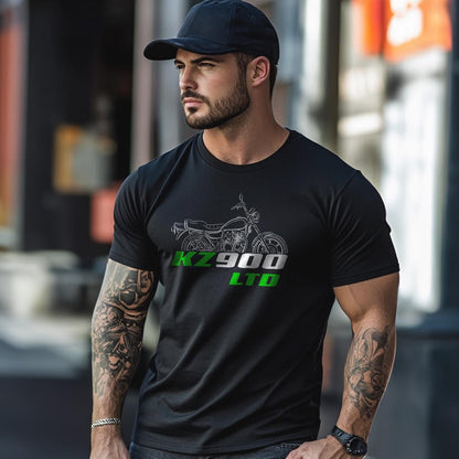 Kawasaki Z900 LTD & KZ900 LTD 1976 - 1977 Inspired T-Shirt - Motorcycle Tee Shirt for Riders