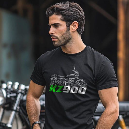 Kawasaki Z900 & KZ900 1976 - 1977 Inspired T-Shirt - Motorcycle Tee Shirt for Riders