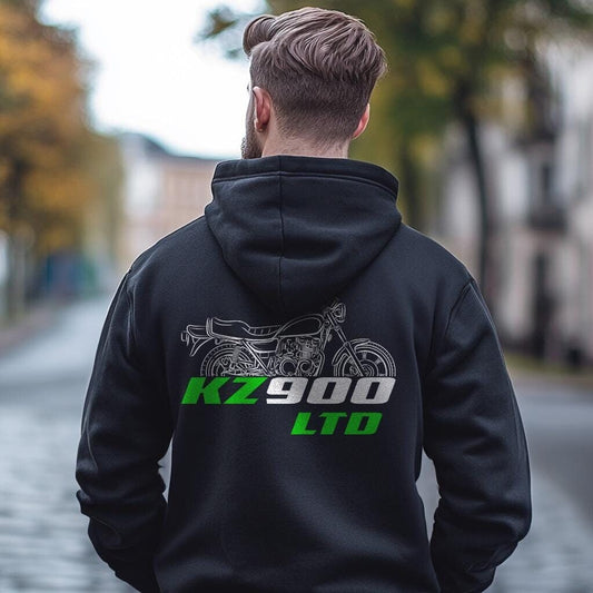 Kawasaki Z900 LTD & KZ900 LTD 1976 - 1977 Inspired Hoodie - Motorcycle Sweatshirt for Riders