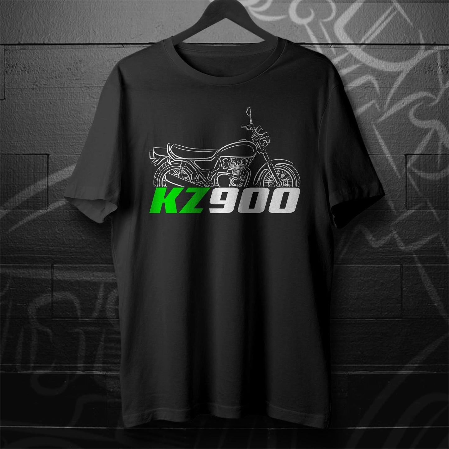 Kawasaki Z900 & KZ900 1976 - 1977 Inspired T-Shirt - Motorcycle Tee Shirt for Riders