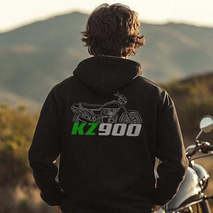 Kawasaki Z900 & KZ900 1976 - 1977 Inspired Hoodie - Motorcycle Sweatshirt for Riders