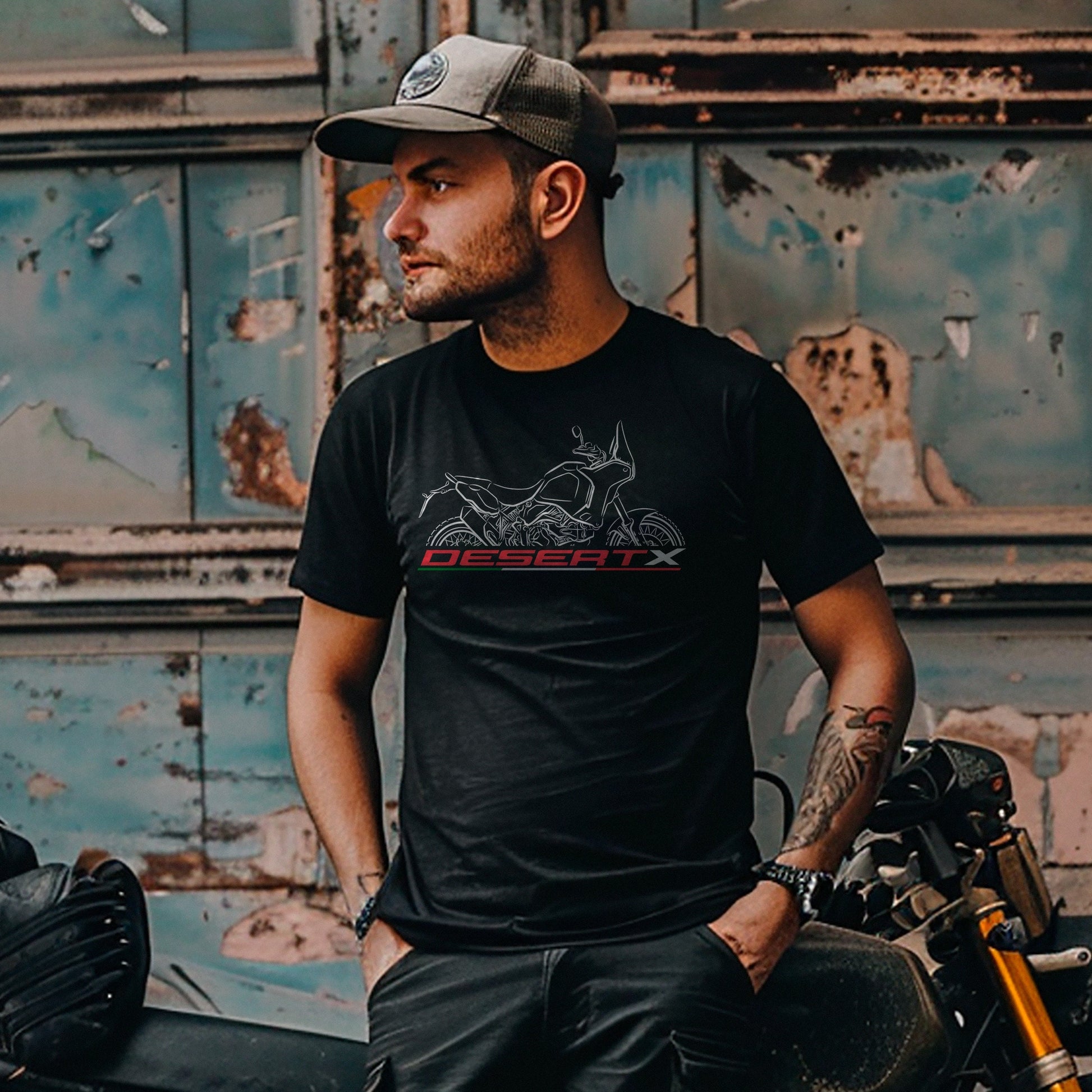 Ducati DesertX T-Shirt - Motorcycle Tee Shirt for ADV Riders