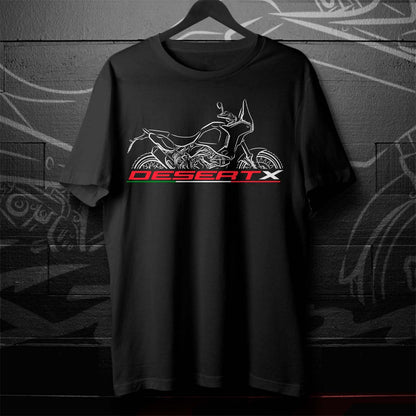 Ducati DesertX T-Shirt - Motorcycle Tee Shirt for ADV Riders