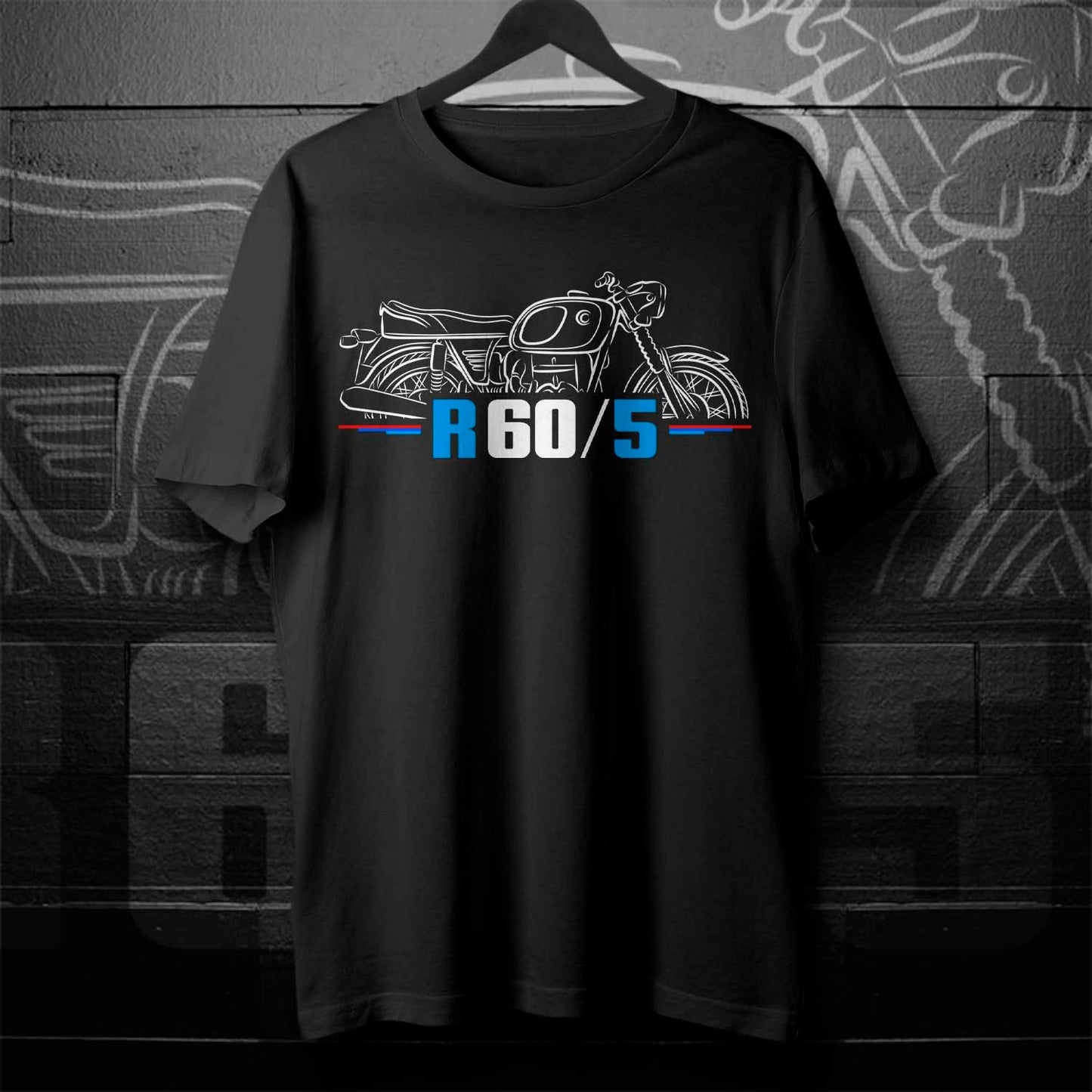 BMW R60/5 T-Shirt - Motorcycle Tee Shirt for Motorrad Riders
