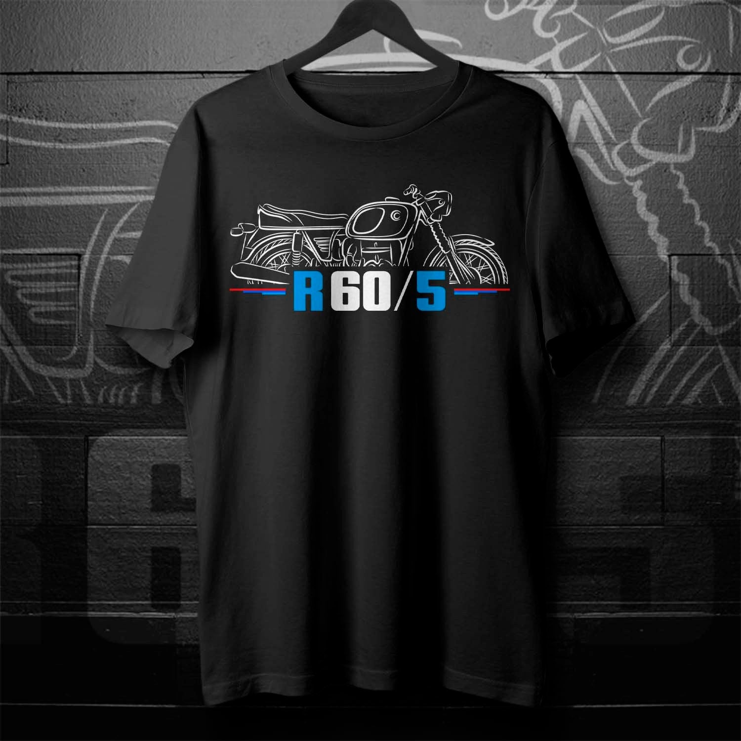BMW R60/5 T-Shirt - Motorcycle Tee Shirt for Motorrad Riders