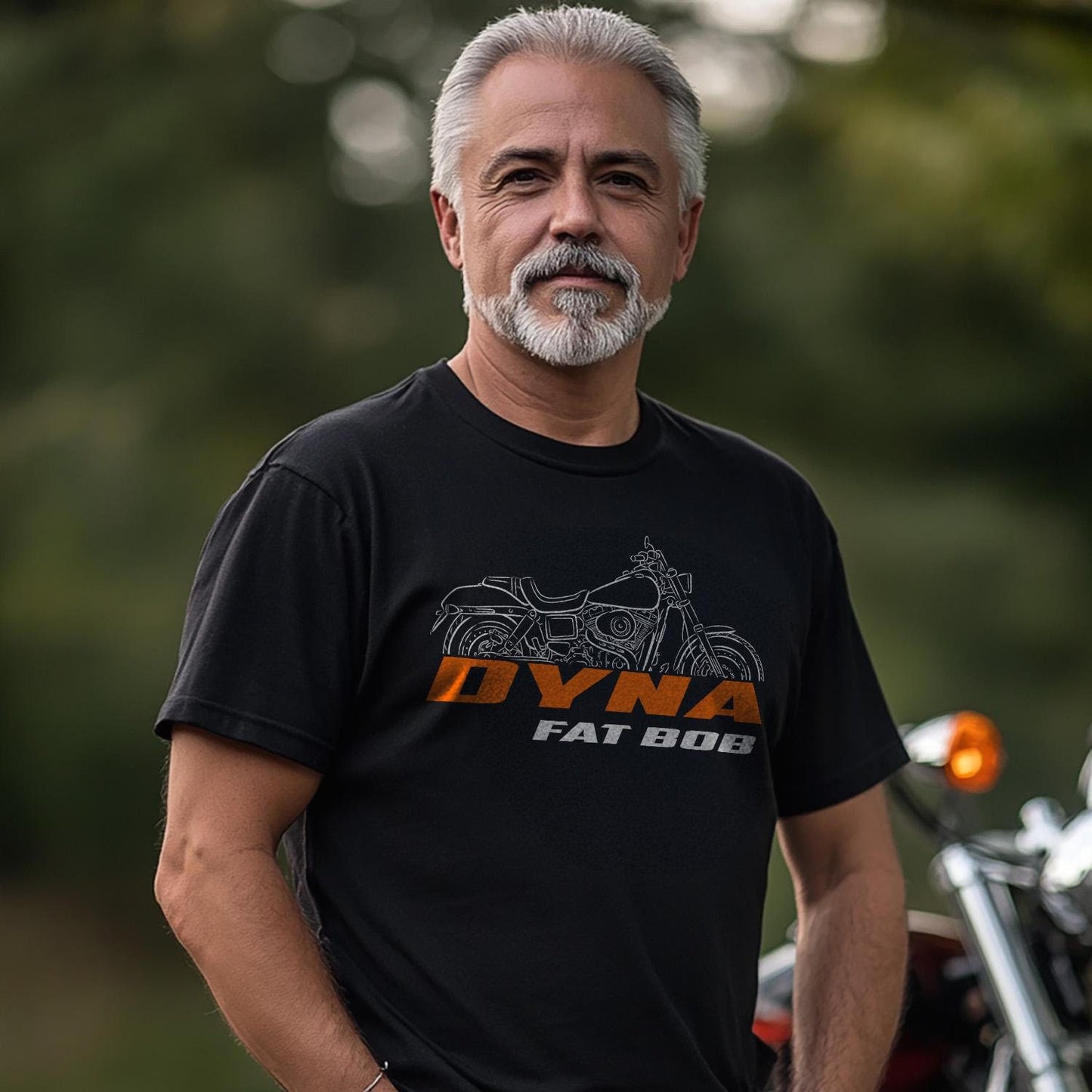 Harley-Davidson FXDF Dyna Fat Bob Inspired T-Shirt - Biker Motorcycle Tee Shirt