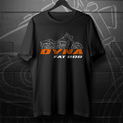 Harley-Davidson FXDF Dyna Fat Bob Inspired T-Shirt - Biker Motorcycle Tee Shirt