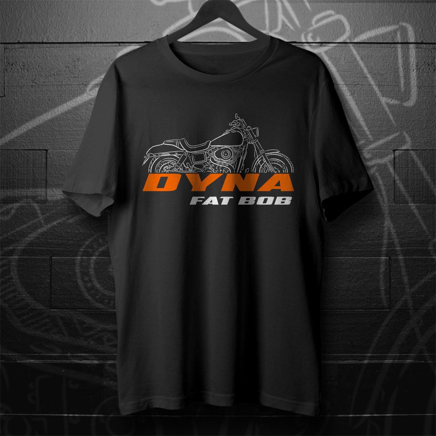 Harley-Davidson FXDF Dyna Fat Bob Inspired T-Shirt - Biker Motorcycle Tee Shirt