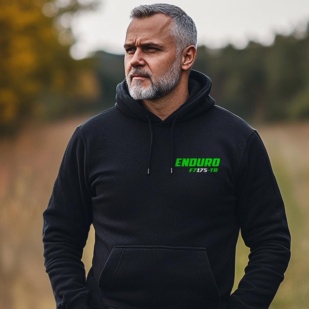 Kawasaki F7 Enduro 175-TR 1971 - 1975 Inspired Hoodie - Motorcycle Sweatshirt for Riders