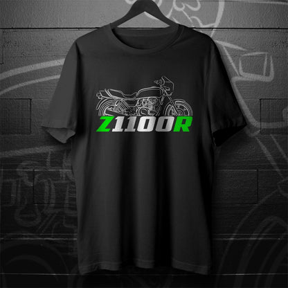 Kawasaki Z1100R & KZ1100R 1984 Inspired T-Shirt - Motorcycle Tee Shirt for Riders