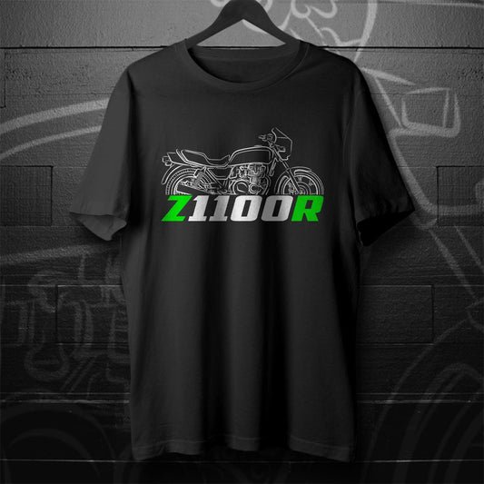 Kawasaki Z1100R & KZ1100R 1984 Inspired T-Shirt - Motorcycle Tee Shirt for Riders