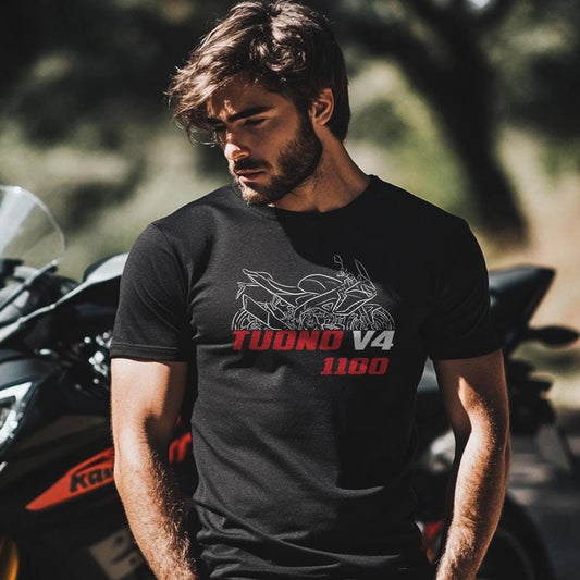 Aprilia Tuono V4 1100 Inspired T-Shirt - Motorcycle Tee Shirt for Riders