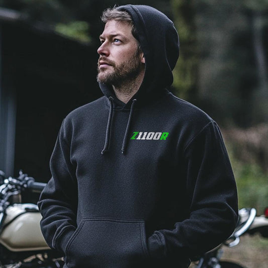 Kawasaki Z1100R & KZ1100R 1984 Inspired Hoodie - Motorcycle Sweatshirt for Riders
