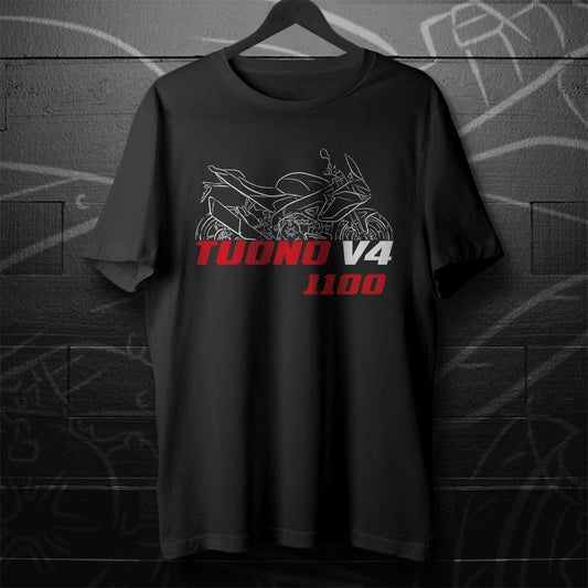 Aprilia Tuono V4 1100 Inspired T-Shirt - Motorcycle Tee Shirt for Riders