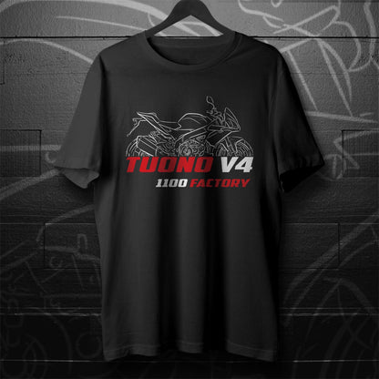 Aprilia Tuono V4 1100 Inspired T-Shirt - Motorcycle Tee Shirt for Riders