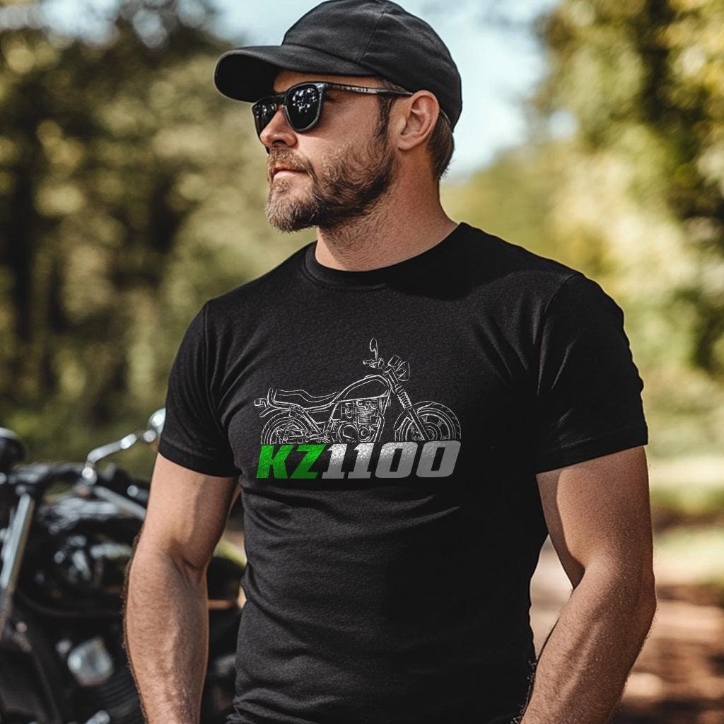 Kawasaki Z1100 & KZ1100 Inspired T-Shirt - Motorcycle Tee Shirt for Riders