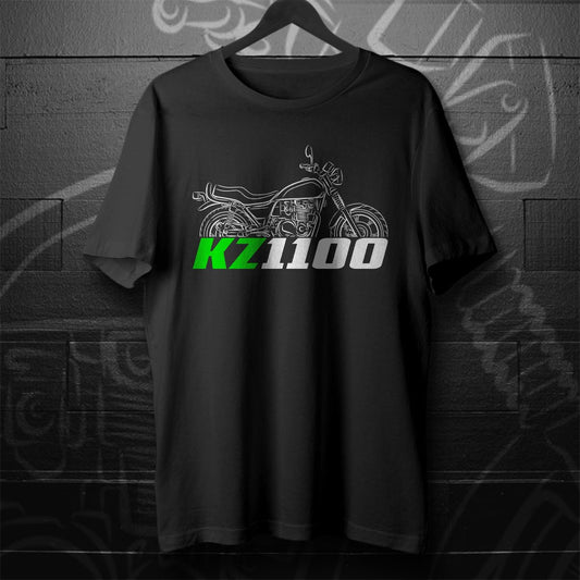 Kawasaki Z1100 & KZ1100 Inspired T-Shirt - Motorcycle Tee Shirt for Riders
