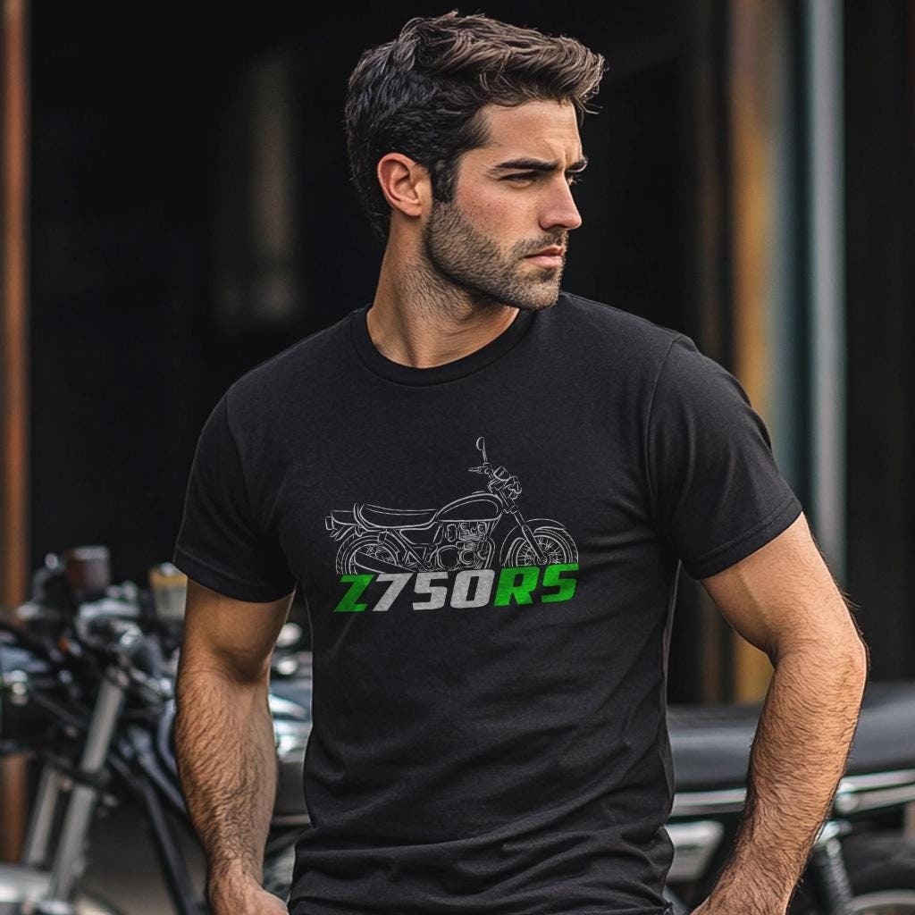 Kawasaki Z750RS Z2 Inspired T-Shirt - Motorcycle Tee Shirt for Riders