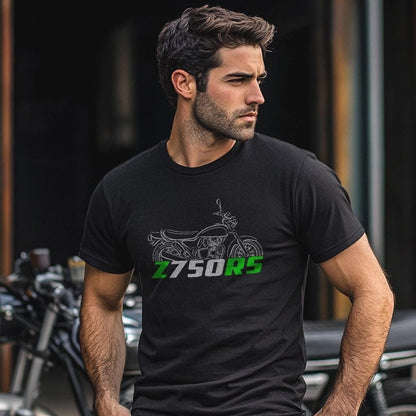 Kawasaki Z750RS Z2 Inspired T-Shirt - Motorcycle Tee Shirt for Riders