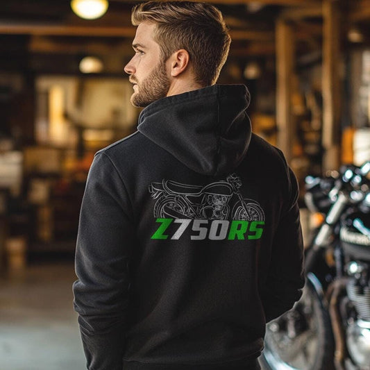 Kawasaki Z750RS Z2 Inspired Hoodie - Motorcycle Sweatshirt for Riders