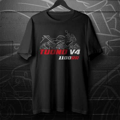 Aprilia Tuono V4 1100 Inspired T-Shirt - Motorcycle Tee Shirt for Riders