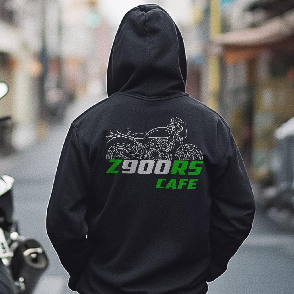 Kawasaki Z900RS Cafe Inspired Hoodie - Motorcycle Sweatshirt for Riders