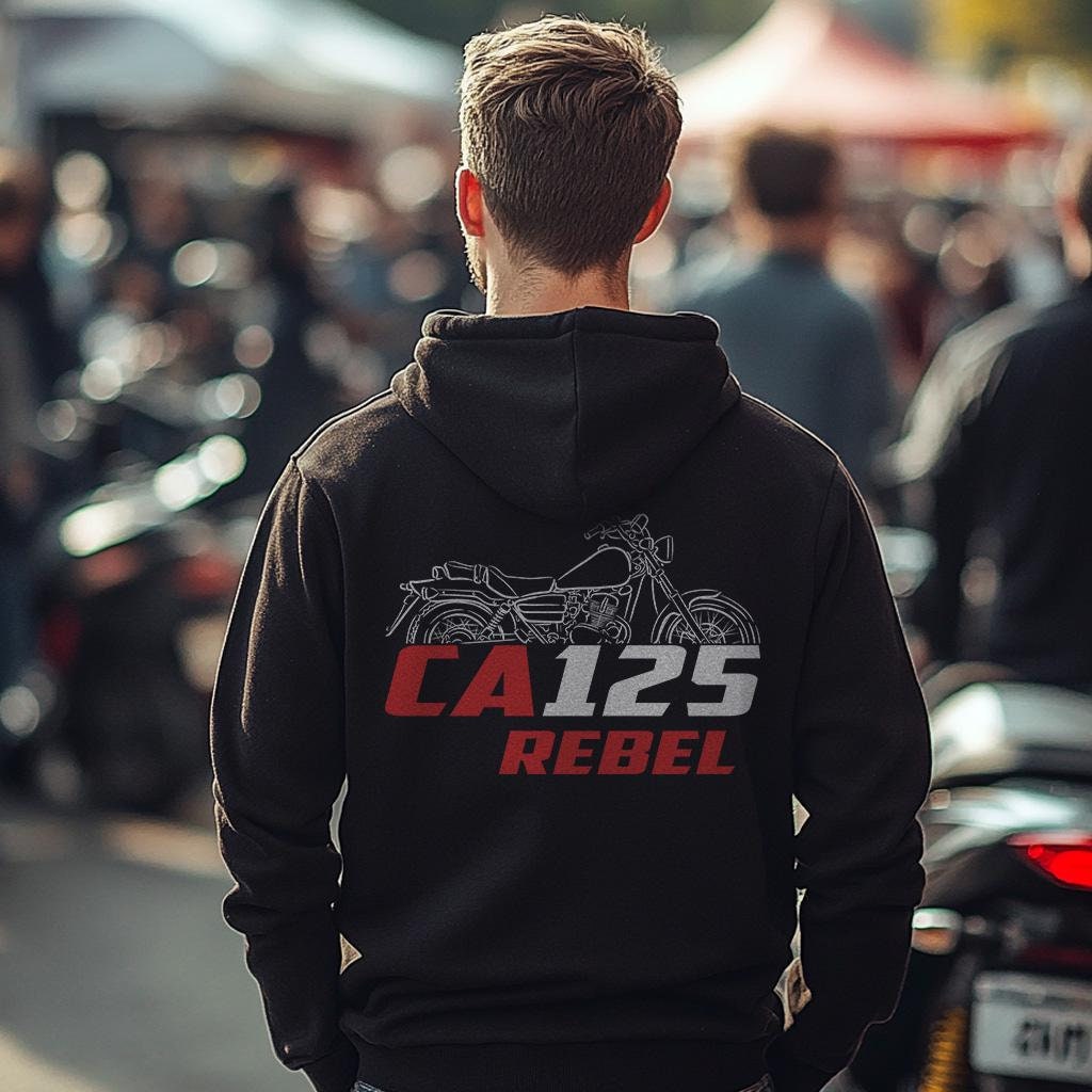 Honda CA125 Rebel Inspired Hoodie - Motorcycle Sweatshirt