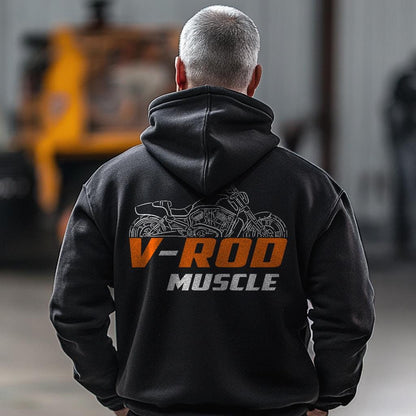 Harley-Davidson VRSCF V-Rod Muscle Inspired Hoodie - Biker Motorcycle Sweatshirt
