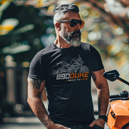 KTM 890 Duke T-Shirt - Motorcycle Tee Shirt for Riders