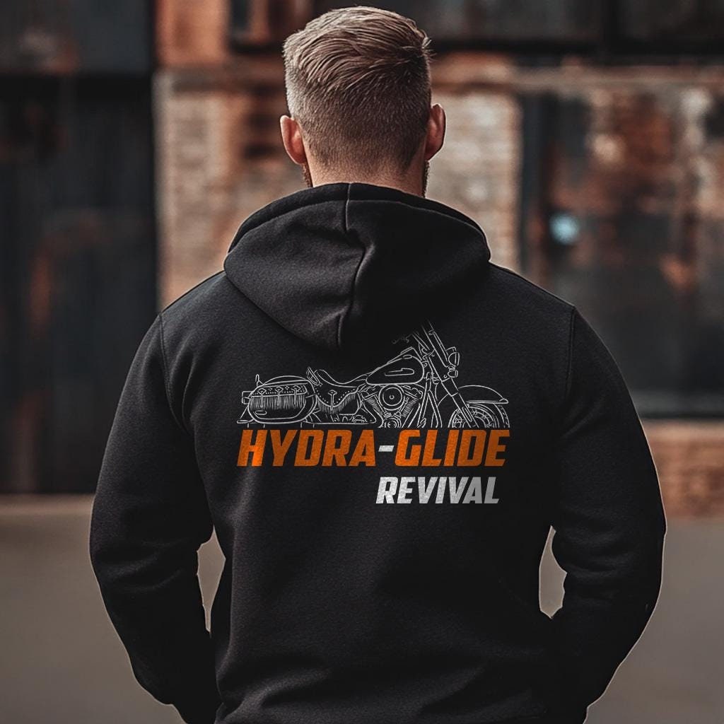 Harley-Davidson Hydra-Glide Revival 2024 Inspired Hoodie - Biker Motorcycle Sweatshirt